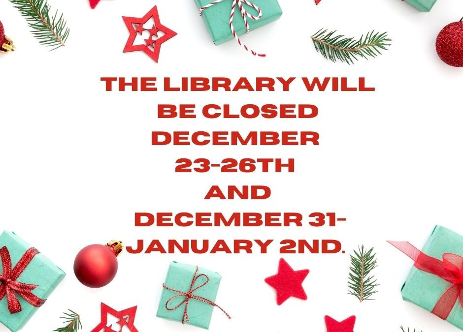 Closed December 31 – January 2