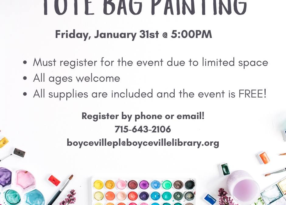 Tote Bag Painting Class