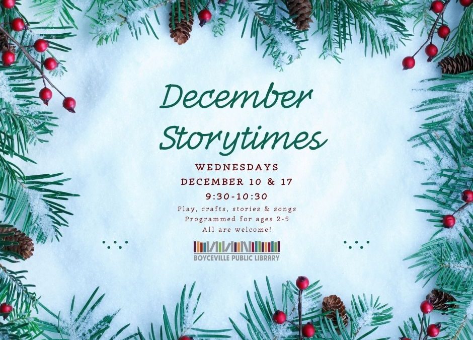 December Storytimes