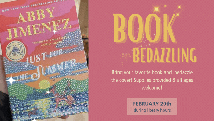 Book Bedazzling